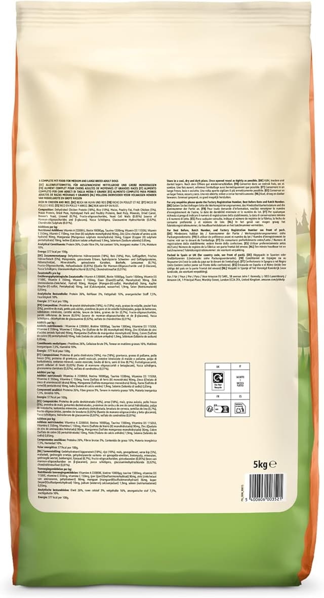 Thumbnail 1 de by Amazon Alimento seco perros adultos 5 kg pollo