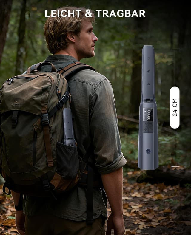 Detalle de SUNPOW Pinpointer Metalldetektor 800 mAh