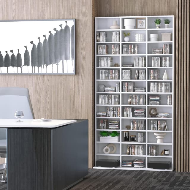 Thumbnail 6 de HOMCOM Rangements pour CD et DVD 102 cm