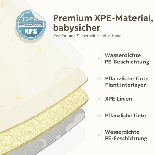 Detalle de Mallify Krabbelmatte 180x150x1,5cm