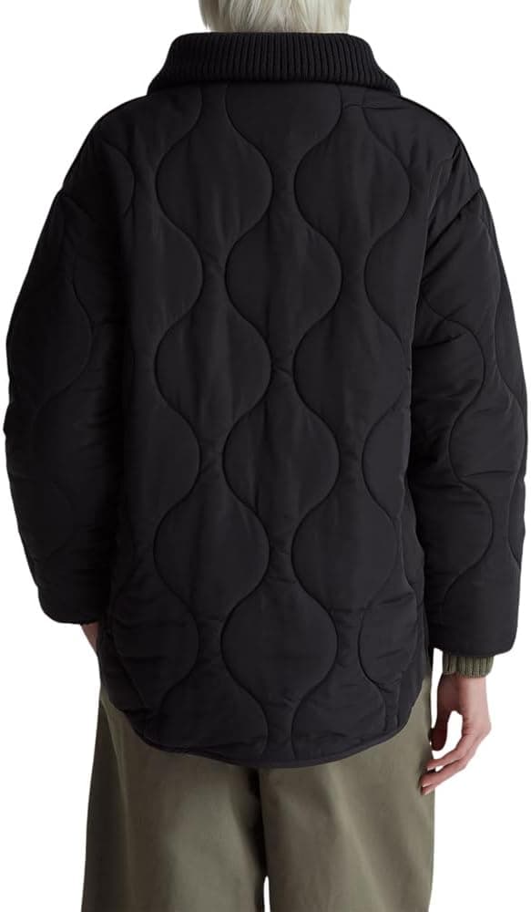 Detalle de United Colors of Benetton giubbotto donna 2R1VDN08J in nylon trapuntato con zip