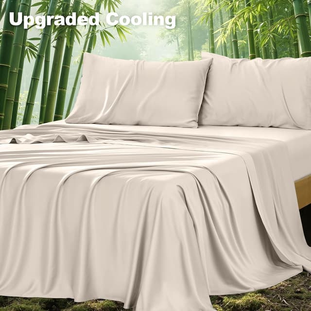 Thumbnail 2 de Vipfree Bamboo Rayon Sheets King 300TC