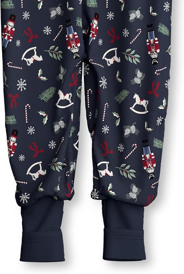 Detalle de CALIDA Family & Friends Jumpsuit Kinder aus 100% Bio-Baumwolle – hautfreundlich & atmungsaktiv