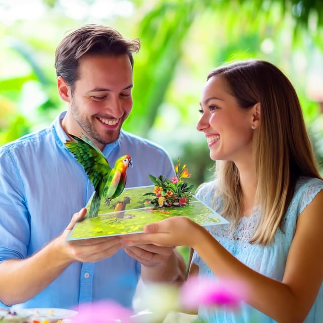 Detalle 2 de 3D Pop-Up Trauerkarte mit 3D Motiv, Umschlag