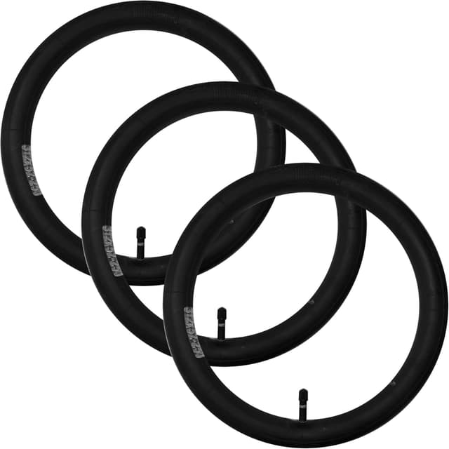 Detalle de 3x chambre à air 312x52-250 Cyclingcolors avec valve Schrader pour jantes à bâtons (High Trek Bébé Confort)