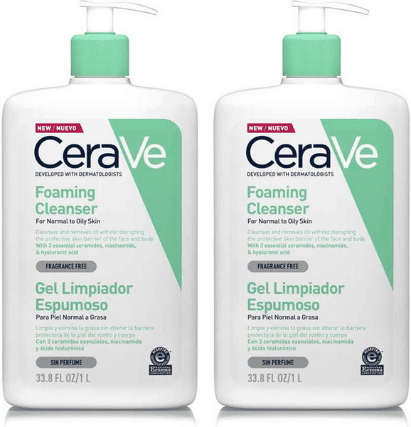 Detalle de CeraVe Gel Limpiador Espumoso 2 L