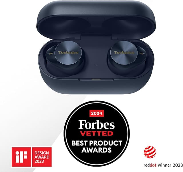 Thumbnail 1 de Technics EAH-AZ80E-A Auriculares Inalámbricos Bluetooth 🎧 Azul Medianoche