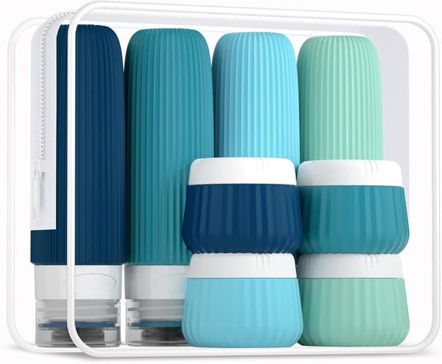 Imagen de Gemice Travel Bottles for Toiletries 8 pcs TSA Approved 90ml en OfertitasTOP