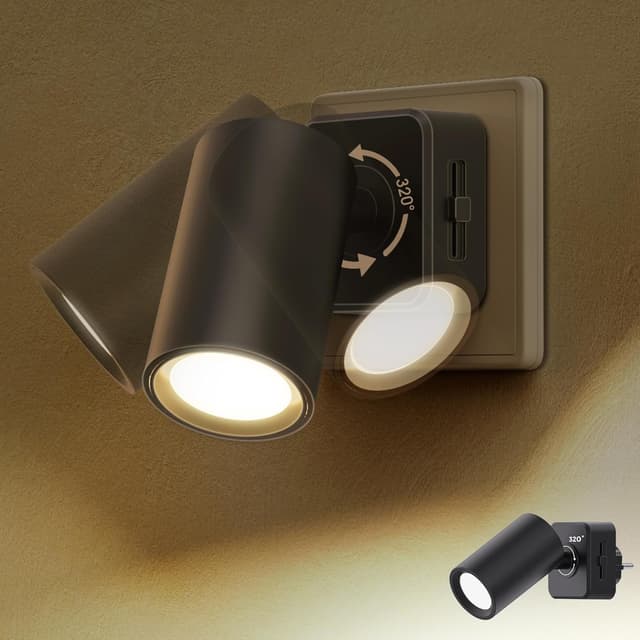 Thumbnail 6 de JandCase Nachtlicht Steckdose 320° Drehbar