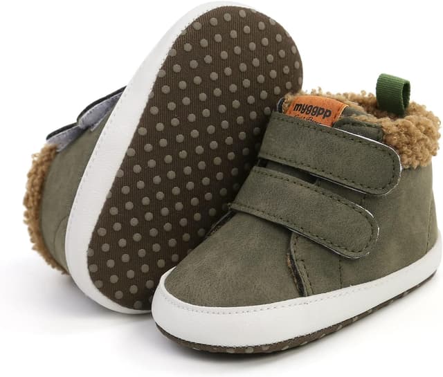 Thumbnail 6 de RVROVIC Baby First Walkers Anti-Slip Sneakers & Soft Ankle Boots