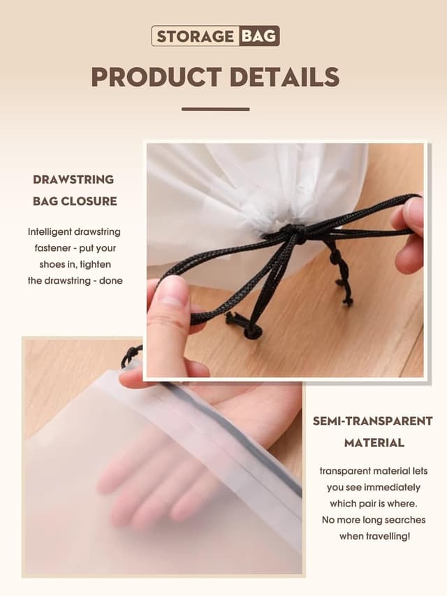 Thumbnail 5 de Lammcou Bolsa Zapatos Impermeable Grande