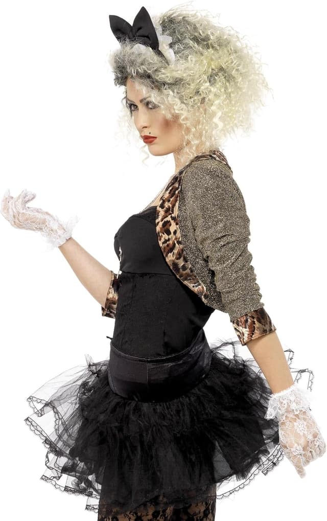 Detalle 2 de Smiffys Women 80s Wild Child Costume 1 Set 🎭