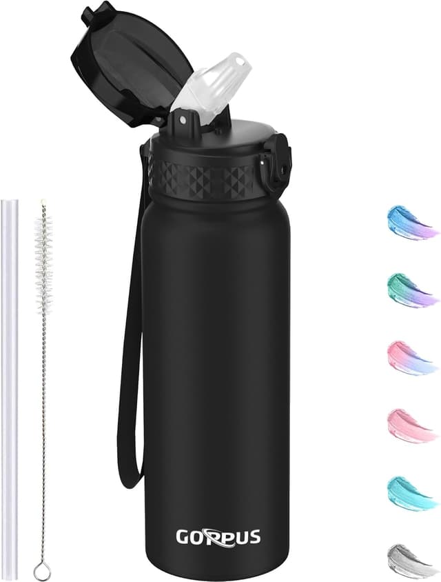 Detalle de GOPPUS 600ml stainless water bottle