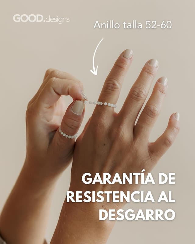 Thumbnail 4 de GD GOOD.designs Anillo antiestrés cuentas naturales