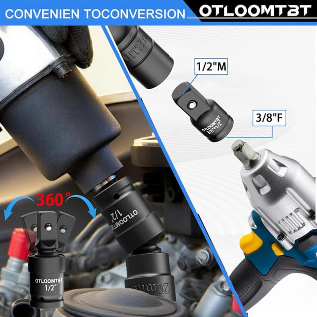 Thumbnail 3 de OTLOOMTBT 1/2" Drive Impact Socket Set — 32pcs