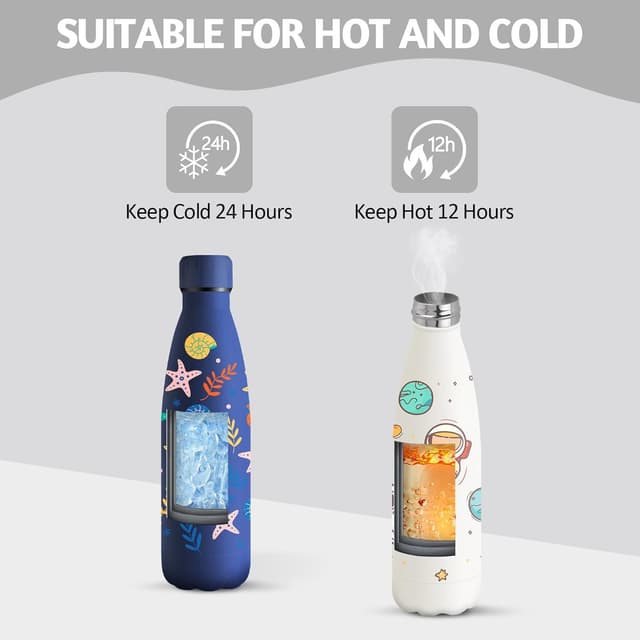 Detalle 1 de Motswedi cantimplora 500 ml acero inoxidable