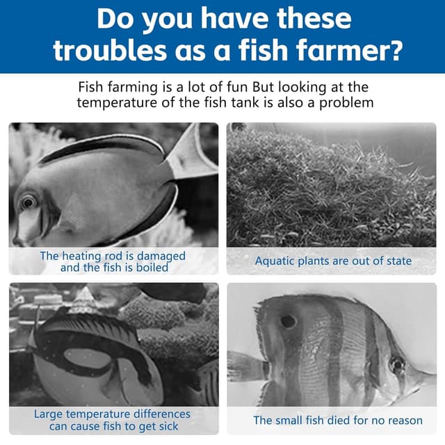 Thumbnail 3 de 6Pcs Temperature Meter Sticker for Aquariums