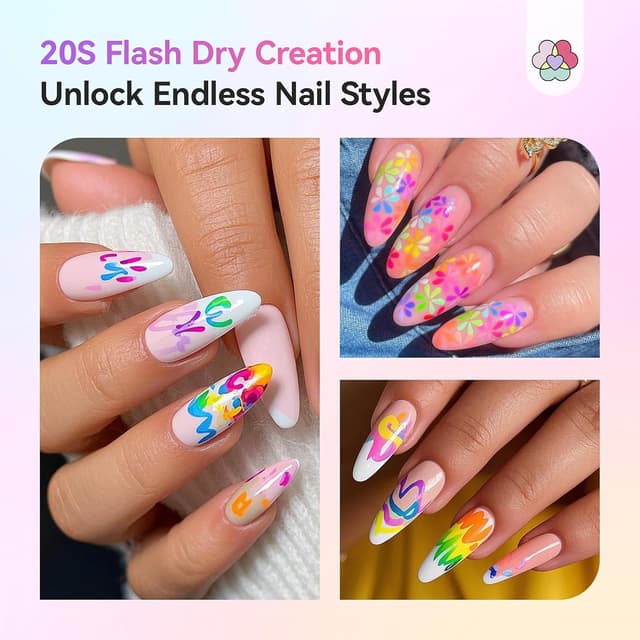 Thumbnail 5 de SAVILAND Nail Art Pens Set 24 Colors