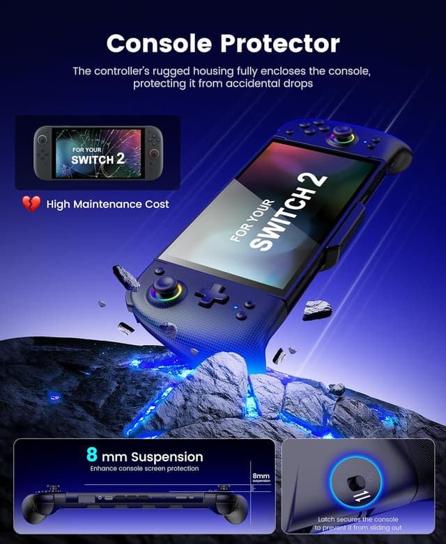 Thumbnail 6 de HASACOOL Switch 2 Controller 1000mAh