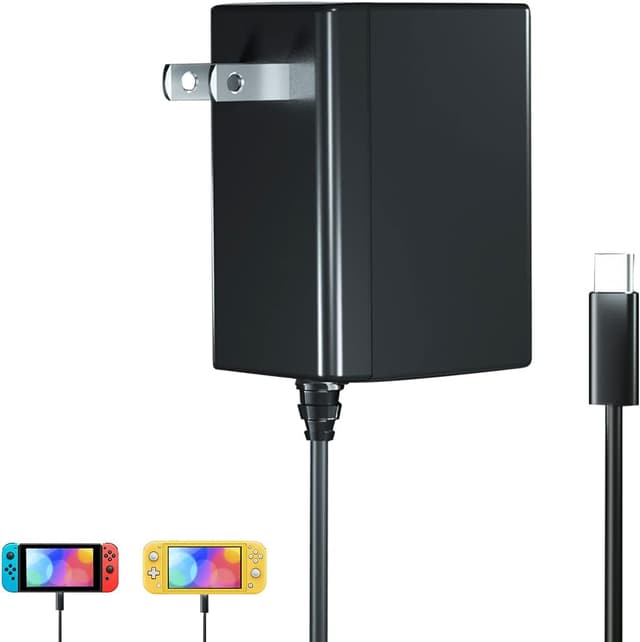 Detalle de Nintendo Switch Charger 15V 2.6A AC Adapter for Dock