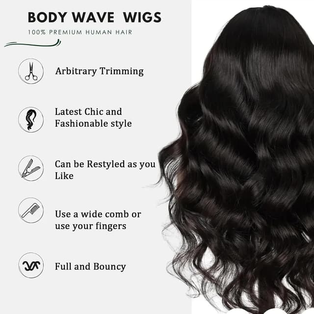 Detalle de SkyGrow 13x6 Body Wave Lace Wig 13x6