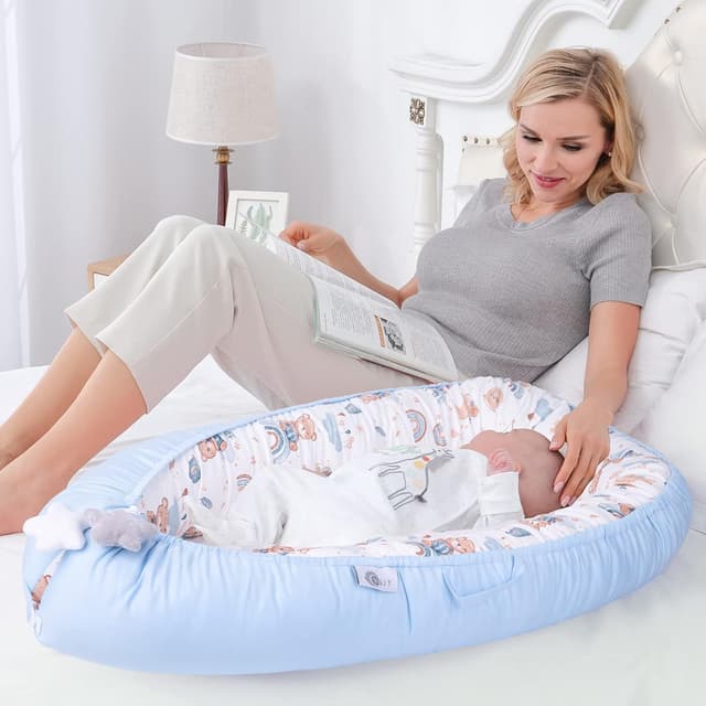Thumbnail 6 de YGJT Baby Nest Pod 0–12 months baby lounger