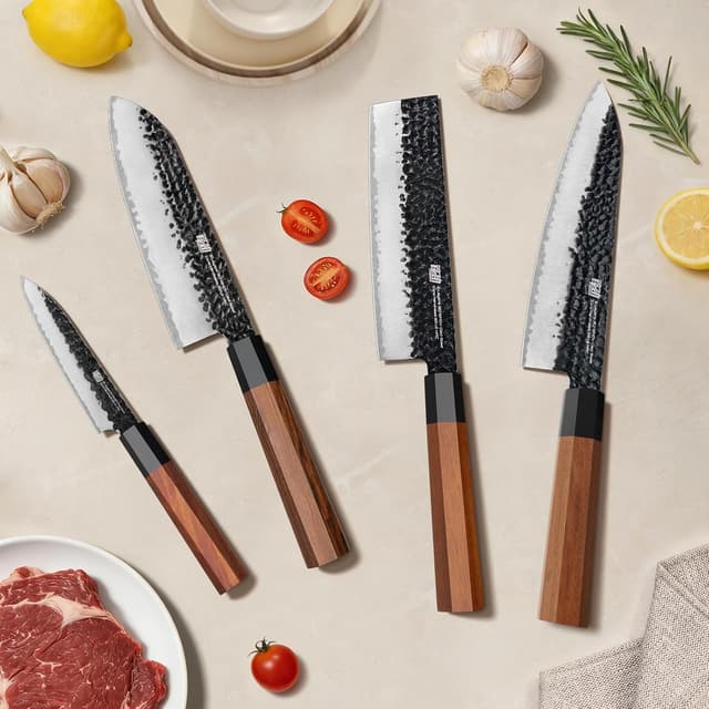 Detalle de FINDKING Dynasty Series 4PCS cuchillos 9Cr18MoV