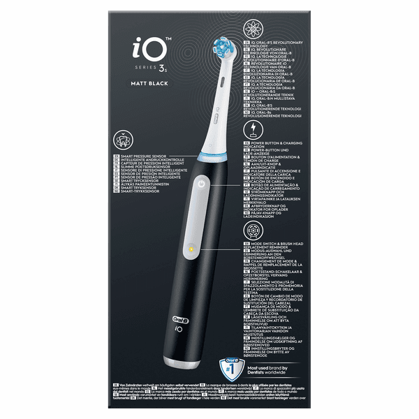 Detalle 2 de Oral-B iO3 Cepillo eléctrico negro mate