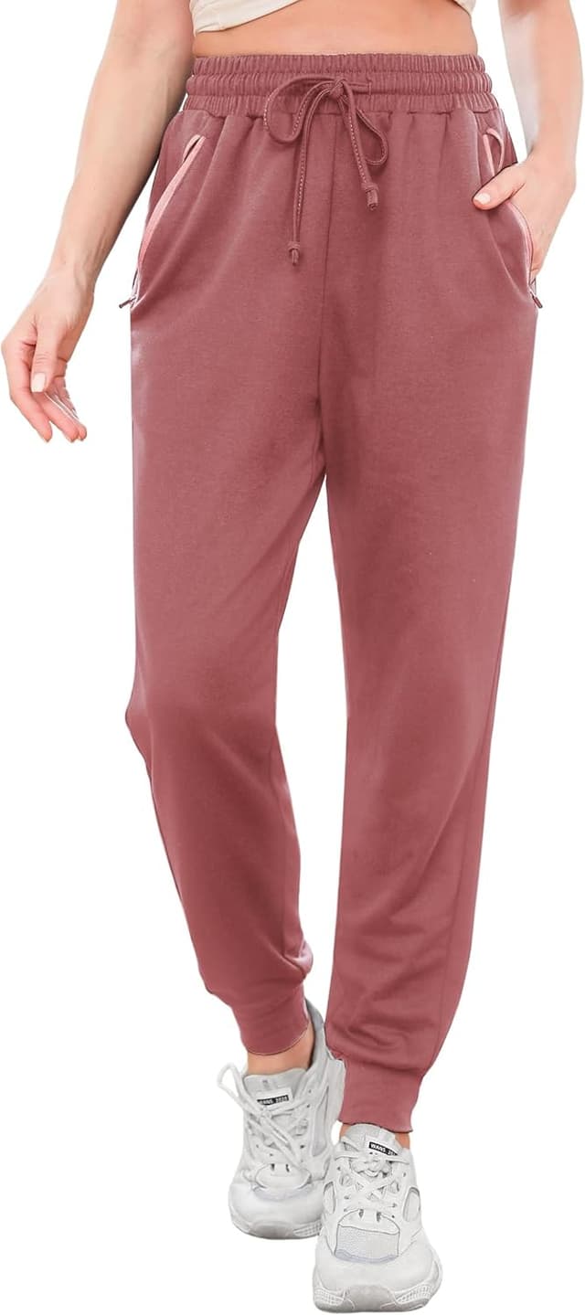 Detalle de Terecey Pantalon de jogging femme en coton (95% coton, 5% élasthanne) avec poches zippées