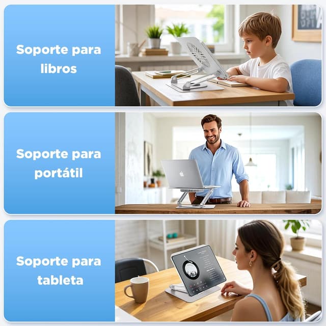 Thumbnail 4 de ICARE Soporte Portátil con Refrigeración y Base Magnética ❄️