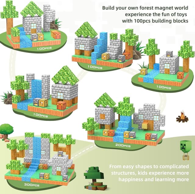 Thumbnail 5 de JauniQ Costruzioni Magnetiche 100 pezzi 🧩