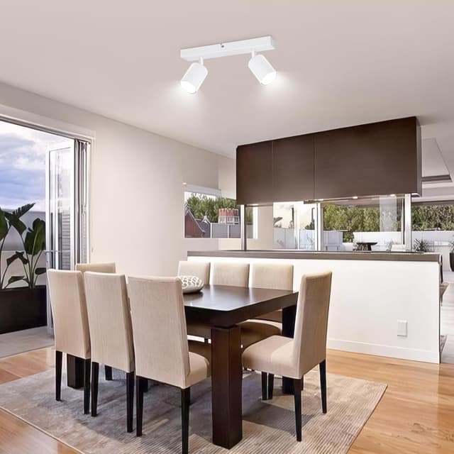 Thumbnail 6 de Ketom faretti GU10 orientabili 2 luci