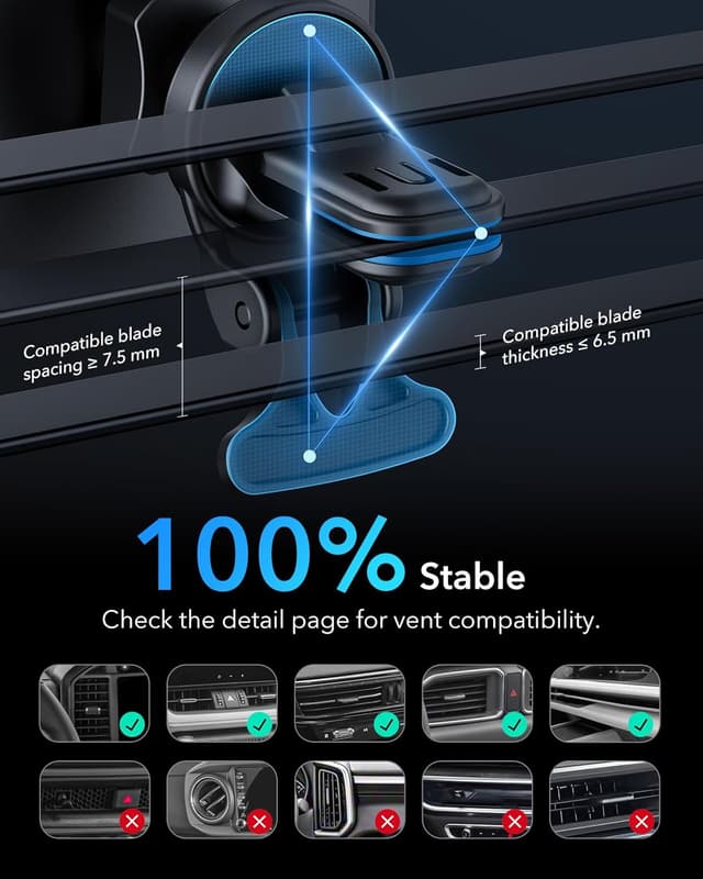 Thumbnail 4 de ESR MagSafe Car Mount Charger 15W