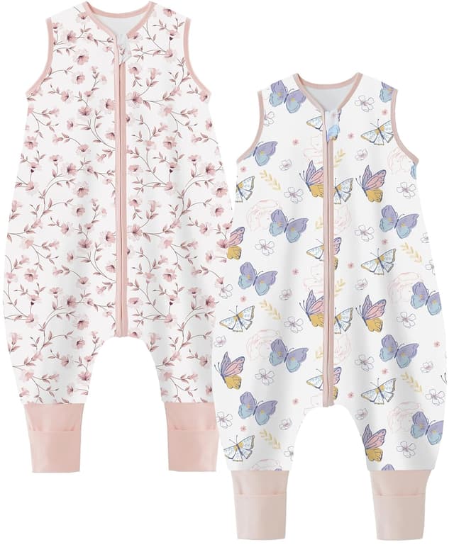 Detalle de Schlafsack mit Füßen 2er Pack 1,5 Tog