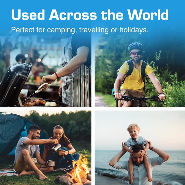 Detalle de Active Era Mosquito Repellent Bracelet (18 Pack) – DEET-free insect & midge bands with citronella blend