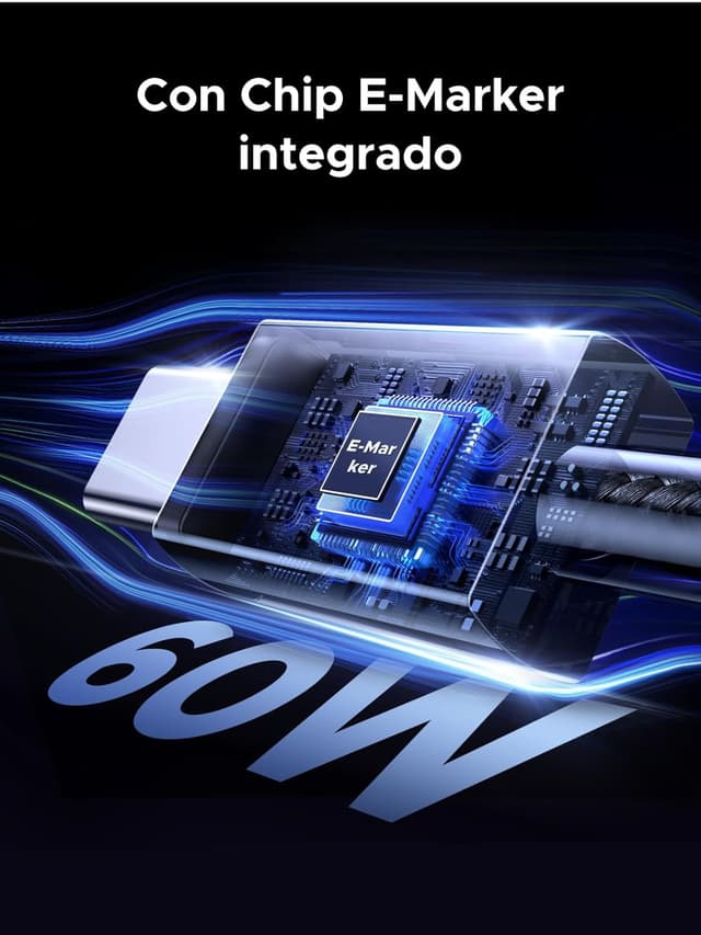 Thumbnail 2 de UGREEN Cable USB C 60W - Carga Rápida para Dispositivos ⚡