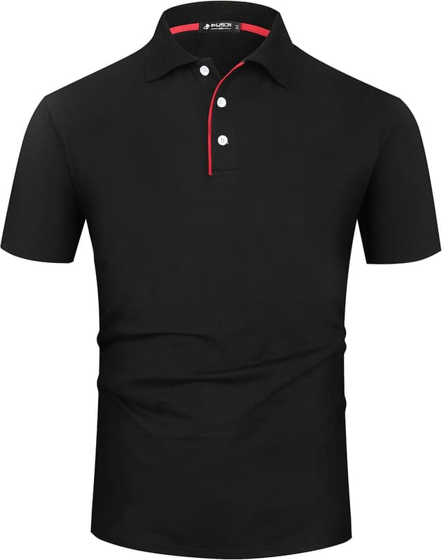 Thumbnail 6 de Kuson Herren Poloshirt Kurzarm Patchwork aus Baumwoll-Piqué mit Kontrastkragen