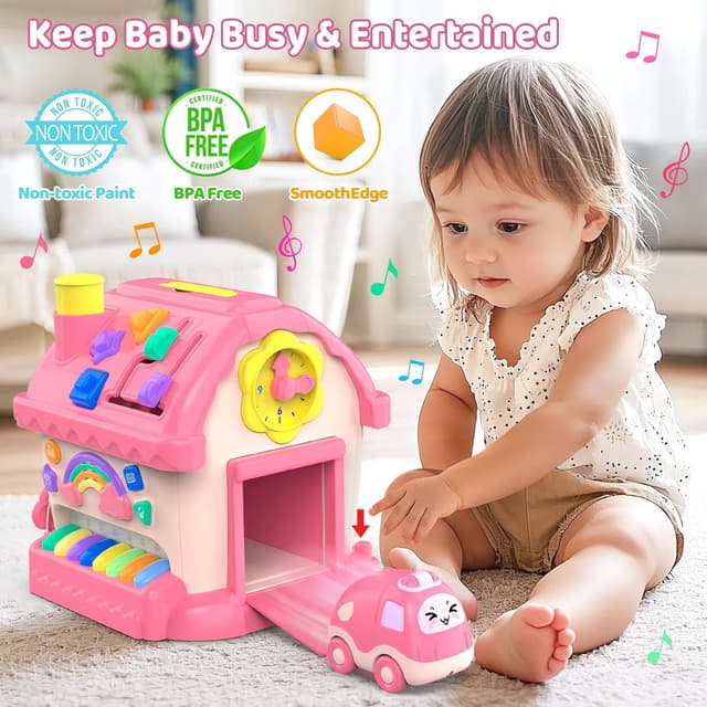 Thumbnail 4 de Fidecexv 12-in-1 Montessori Musical House toddler toy