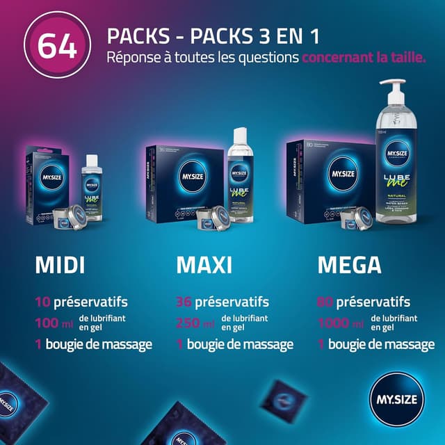 Thumbnail 5 de MY.SIZE Classic 64 mm 36 pièces