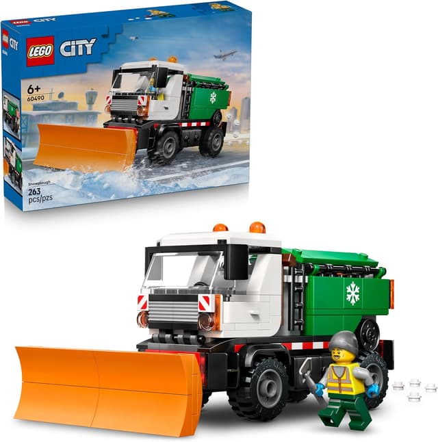 Detalle de LEGO City 60490 Snowplough Truck Toy