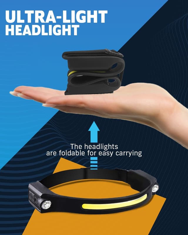 Thumbnail 5 de LED Head Torch Rechargeable 1200LM