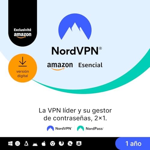 Imagen de NordVPN Amazon Esencial 1 año para 10 dispositivos en OfertitasTOP