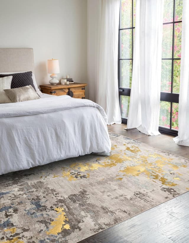 Thumbnail 1 de vivorug Ultra Soft Area Rug 6x9, Non-Slip Abstract Carpet 🏠