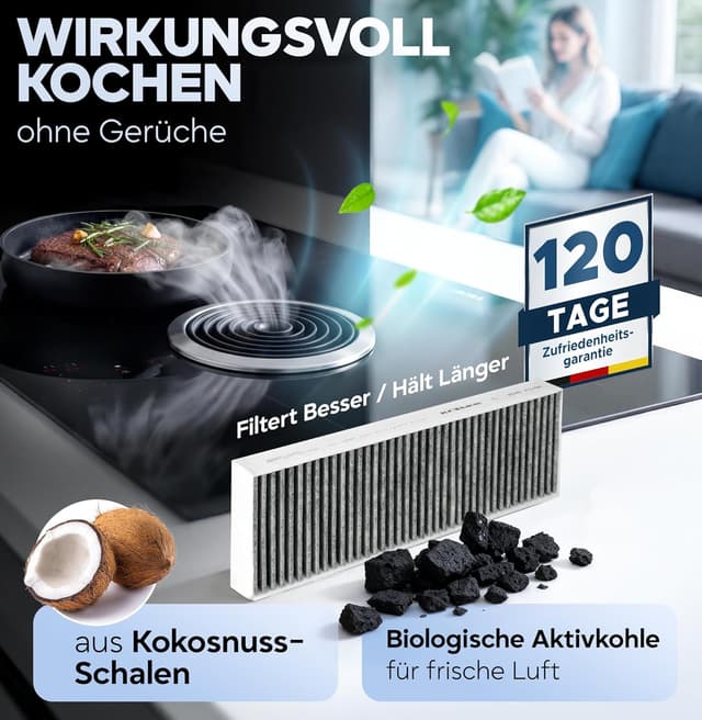 Detalle de Kf3tec Aktivkohlefilter Bora Basic KF3TEC