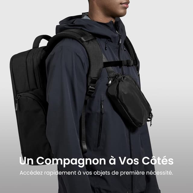 Thumbnail 6 de tomtoc 1,5L Sacoche bandoulière noir