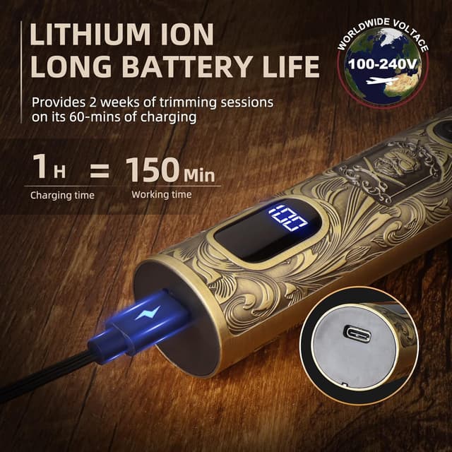 Thumbnail 6 de Ufree Beard Trimmer 6500RPM cordless kit