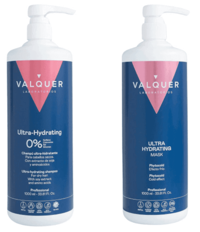 Imagen de Valquer Pack Ultrahidratante Champú y Mascarilla 1 L en OfertitasTOP