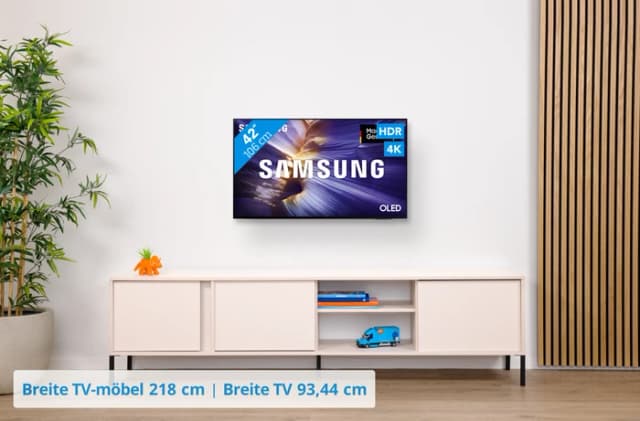 Thumbnail 9 de Samsung 42 Zoll OLED S90F 4K (2025) DE – 4K-OLED mit 100/144 Hz und Tizen Smart-TV