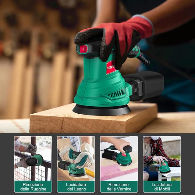 Thumbnail 5 de HYCHIKA Levigatrice Orbitale 300W 13000 RPM