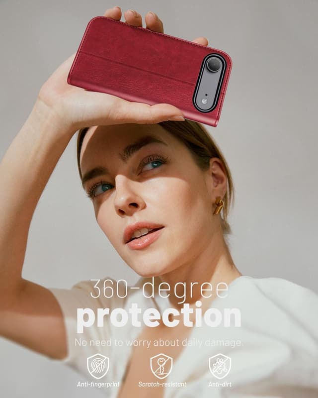 Thumbnail 6 de OCASE Hülle für iPhone Air 5G mit Kartenfach, Magnet, RFID-Blocker und Ständerfunktion